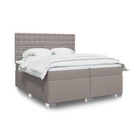 Sommier à lattes de lit avec matelas Bleu 90x190 cm Tissu lit vidaXL