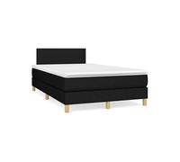 Sommier à Lattes de Lit avec Matelas et LED, Lit Rembourré, Lit Double, Lit Adulte de Chambre à Coucher Intérieur, 3270076