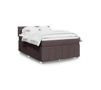 Sommier à lattes de lit avec matelas Marron foncé 160x200 cm 3287129