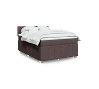 Sommier à lattes de lit avec matelas Marron foncé 160x200 cm 3289415