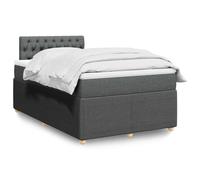 Sommier à Lattes de Lit avec Matelas Rembourré Adulte Chambre Tissu vidaXL