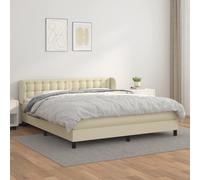 Sommier à Lattes de Lit avec Matelas Rembourré Cappuccino 90x200 cm vidaXL