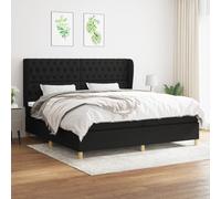 Sommier à Lattes de Lit avec Matelas Rembourré Gris Clair 200x200cm Tissu vidaXL