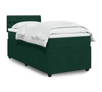 Sommier à Lattes de Lit et Matelas Rembourré Adulte Chambre Velours vidaXL