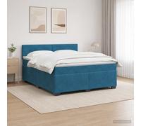 Sommier à Lattes de Lit et Matelas Rembourré Adulte Chambre Velours vidaXL