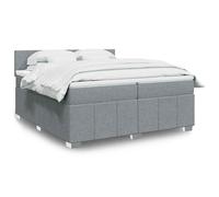 Sommier à Lattes de Lit et Matelas Rembourré Adulte Intérieur Tissu vidaXL