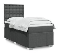 Sommier à Lattes de Lit et Matelas Rembourré Adulte Intérieur Tissu vidaXL