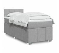 Sommier à Lattes de Lit et Matelas Rembourré Adulte Intérieur Tissu vidaXL