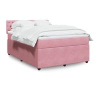 Sommier à Lattes de Lit et Matelas Rembourré Adulte Intérieur Velours vidaXL