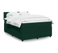 Sommier à Lattes de Lit et Matelas Rembourré Adulte Intérieur Velours vidaXL