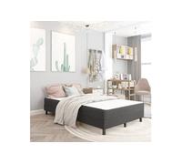 Vidaxl Sommier Tapissier Gris Tissu 120 X 200 Cm Gris