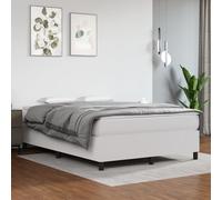 vidaXL Cadre de lit Blanc 80x200 cm Similicuir