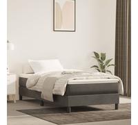 Sommier à Lattes de Lit Rembourré Adulte Chambre Intérieur Velours vidaXL