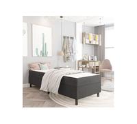 vidaXL Cadre de lit Gris Tissu 80 x 200 cm 287460