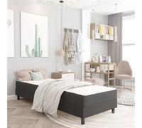 vidaXL Cadre de lit Gris Tissu 80 x 200 cm