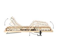 Sommier à lattes, électrique, 80 x 200 cm, avec 7 zones et 28 lattes, surmatelas réglable pour un confort de sommeil optimal, idéal pour les lits et accessoires