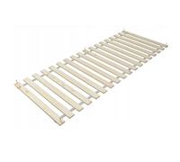 Sommier à lattes en bois 80 x 200 cm - 18 lattes de pin - Charge maximale : 300 kg