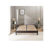 OLYMPE LITERIE - Sommier à lattes en bois KIT15 180x200 cm - Coloris Gris anthracite - Livré en kit Gris