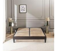 Sommier à lattes en bois KIT15 200x200 cm - Coloris Gris anthracite - Livré en kit Gris G