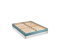 LITERIE - Sommier à lattes en bois KIT COLOR 160x200 cm - Coloris Vert d'eau - Livré en kit