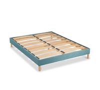 Sommier à lattes en bois Lumière 160x200 cm Coloris Vert d'eau Livré en kit
