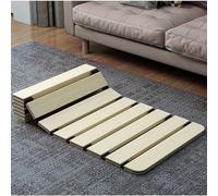 Sommier à Lattes en Bois, sommier Pliable de Remplacement pour lit superposé avec Corde en Nylon, idéal pour canapés/Plateformes/Lits à Ressorts - 120 x 190 cm (47,2 x 74,8 Pouces)