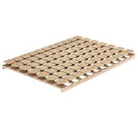 Sommier à lattes en pin cembro 140x200 Assiette en bois non traité
