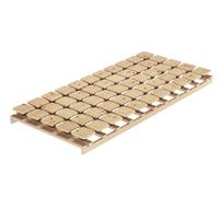 Sommier à lattes en pin cembro 90x200 Assiette en bois non traité