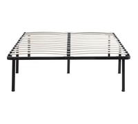 Sommier à lattes + pieds pour matelas - 140 x 190 cm - 26 lattes