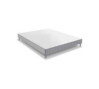 Sommier Simmons à Lattes Recouvertes D35V 140x200 + Pieds Blanc G