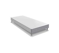 Sommier Simmons à Lattes Recouvertes D35V 90x190 + Pieds Blanc G