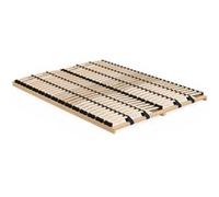 IDMarket – Sommier à lattes réglable – 5 zones de confort – 140 x 190 cm