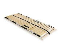 vidaXL Sommier à lattes sans matelas avec 28 lattes 7 zones 70x200 cm 246443