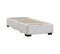 Sommier avec tiroirs 90 x 190 cm - Tissu beige - KOLANE de YSMEE