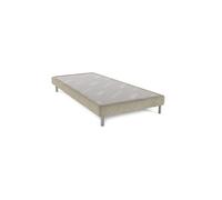 Sommier Bellini beige 15 cm avec pieds 90x200