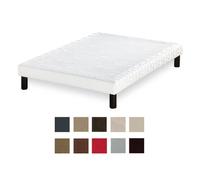 sommier bultex 90x200 extra-plat confort medium 3 zones