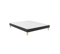 Sommier déco tapissier Vigoroso gris clair - Bultex 160x200 Autre