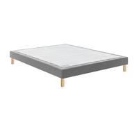 Sommier Bultex CONFORT MEDIUM MEDIANO 160x200 Jersey Gris foncé Lattes
