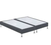 Sommier bultex confort medium morphologique 3 zones 2x100x200 Gris