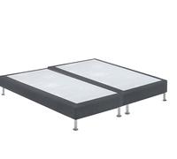 Sommier bultex confort medium morphologique 3 zones 2x90x200 Gris
