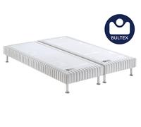 Sommier bultex confort medium morphologique 3 zones 2x90x200 Gris