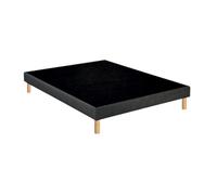 Sommier déco tapissier Unic gris - Bultex 140x190 Gris G