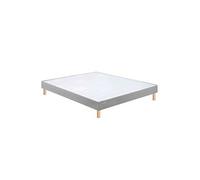 Sommier Bultex Vigoroso gris confort ferme + pieds 2x100x200