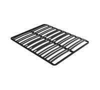 Vente-unique - Sommier Cadre à Lattes 140 x 190 cm - 2 x 15 Lattes - 3 Zones Soutien Lombaire renforcé - sans Pied - Noir - CERRISI de YSMÉE