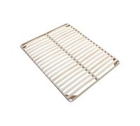 Sommier cadre à lattes 180 x 200 cm - 2x19 lattes - Sans pieds - Beige - KALISTA de YSMEE