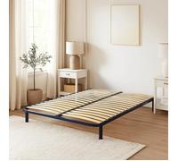 Sommier cadre lattes Superconfort - 200 x 160 - Cadre Métal Robuste Époxy Confort Ferme Compatible Tous Matelas