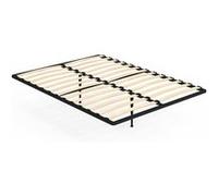 IDMarket – Sommier cadre métal à lattes fixe 140 x 190 cm