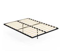 IDMarket - Sommier Cadre métal à Lattes Fixe 140 x 190 cm