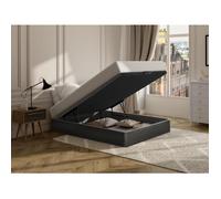 Sommier coffre 160 x 200 cm - Noir mat - HESTIA de YSMEE