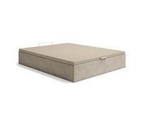 Sommier coffre 160 x 200 cm - Tissu beige - CENOVAS de YSMEE